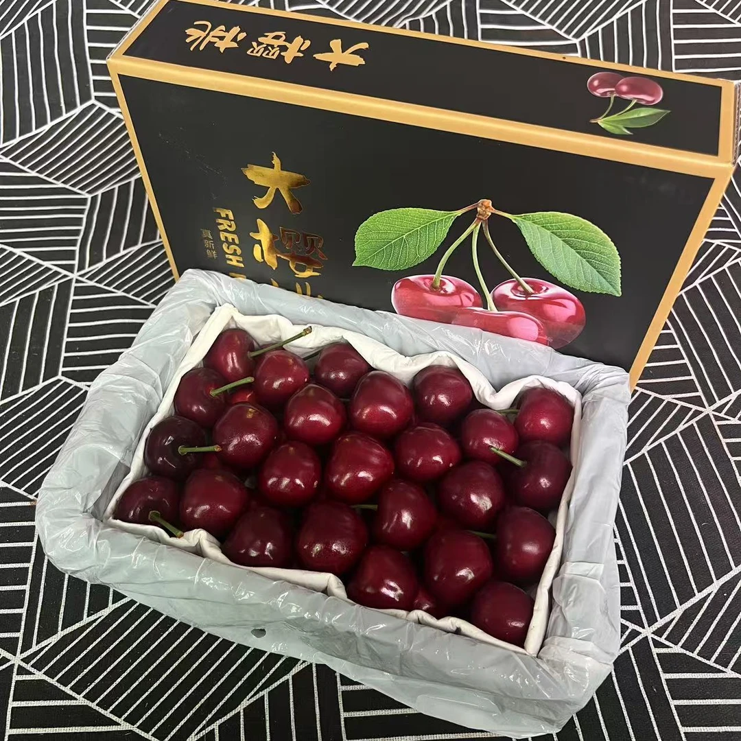 【乐鲜果园】大连美早樱桃4J大果1.7斤礼盒 顺丰空运 内附果径卡