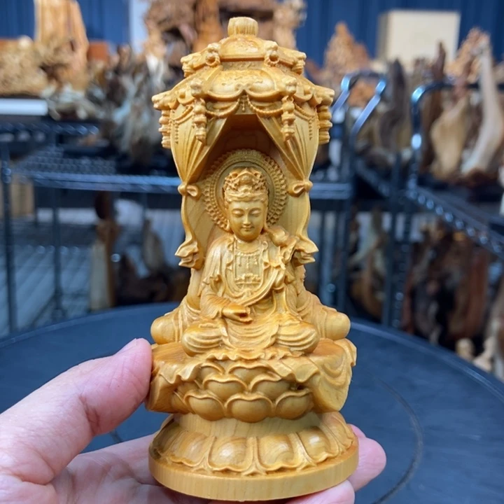 柏木（崖柏）西方三佛