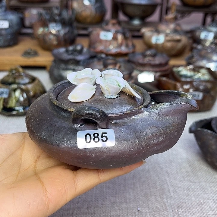 裸柴烧陶瓷手工茶器