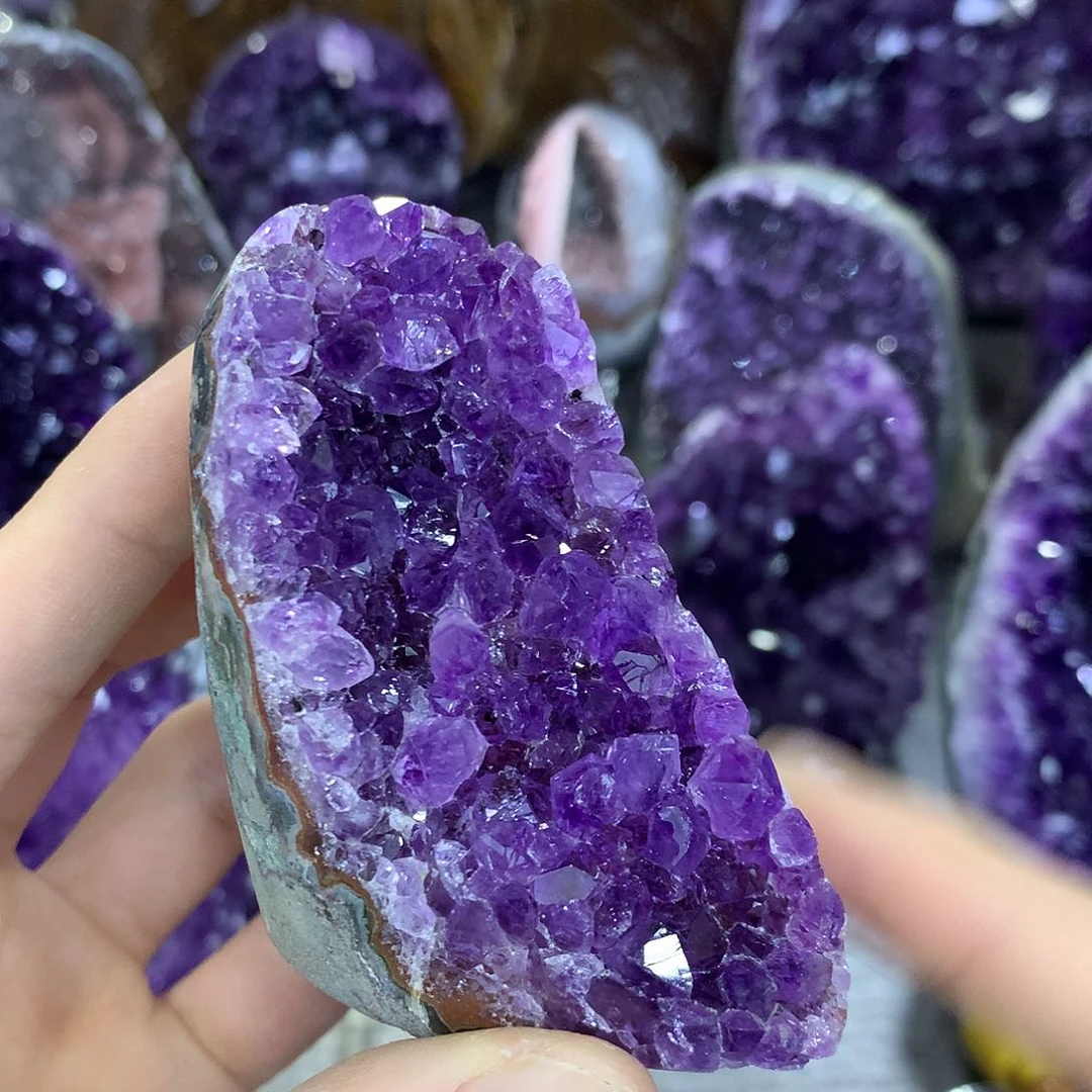 紫晶珠宝半成品未镶嵌907