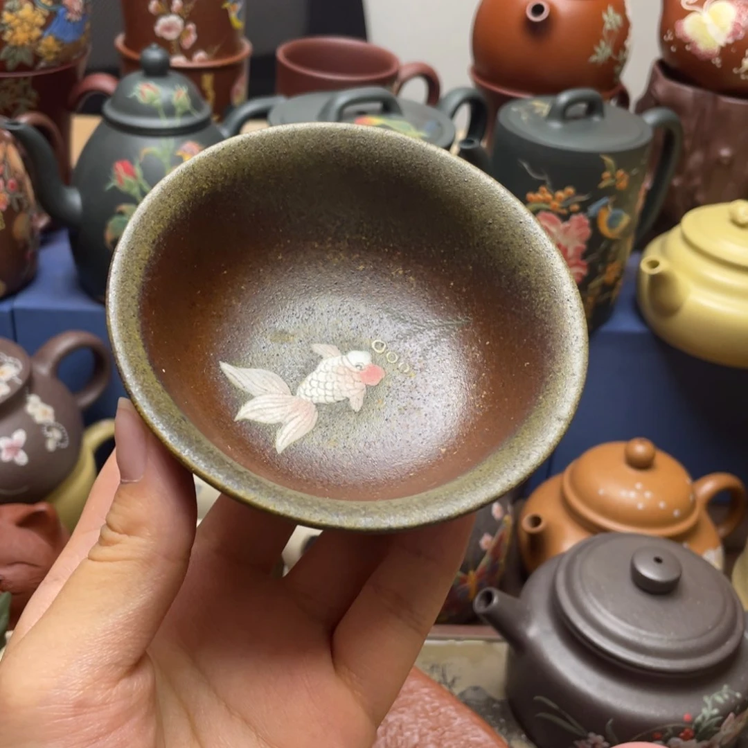 茶杯紫砂紫砂主人杯100c c