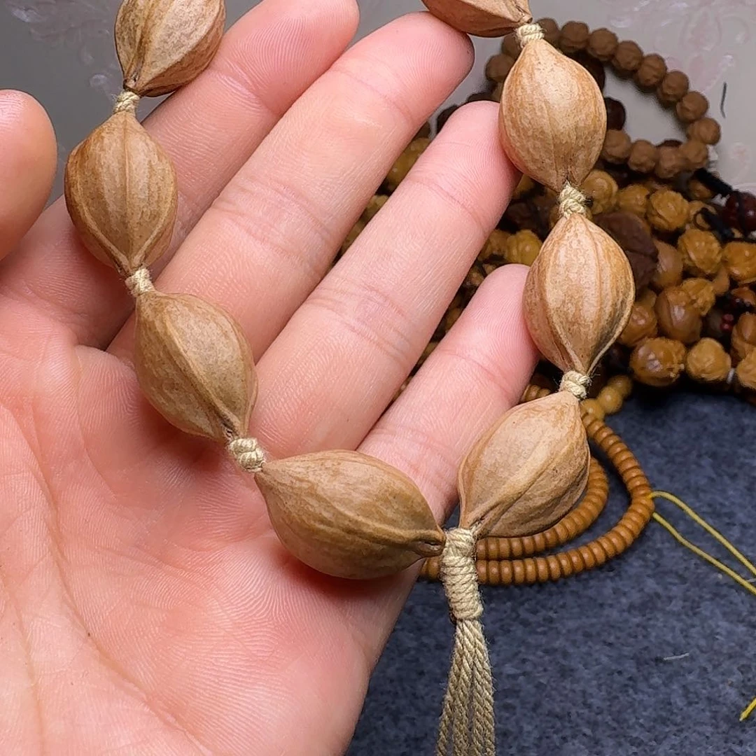 橄榄核手串复古风