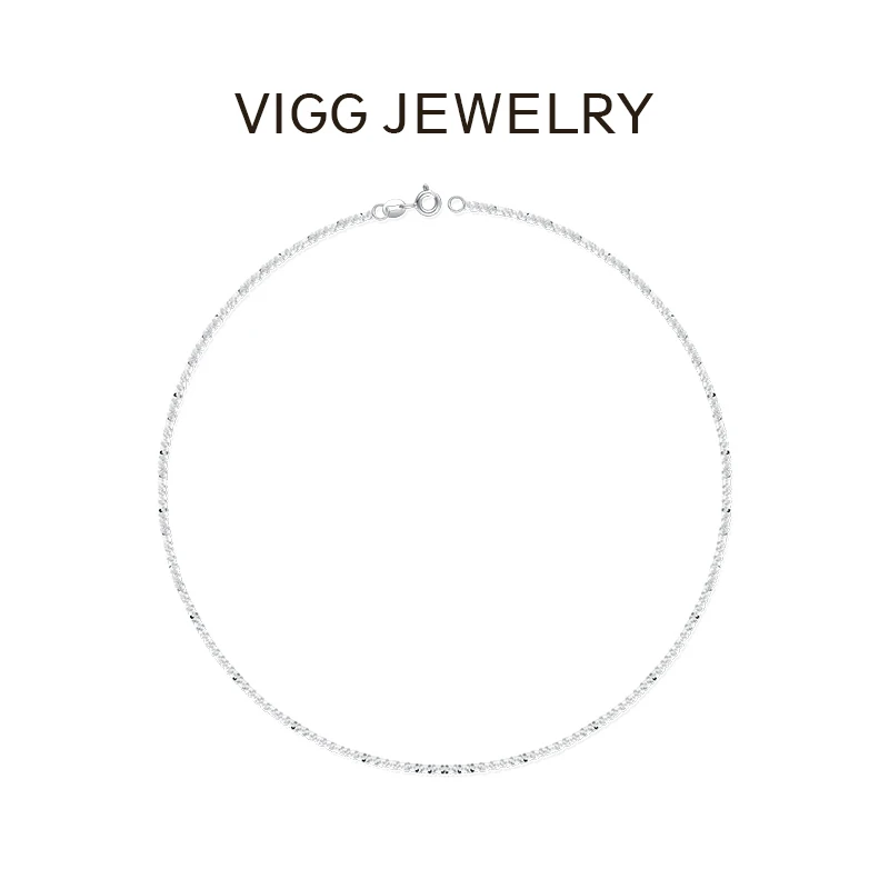 VIGG 链子925银 星河项链 气质百搭小众简约
