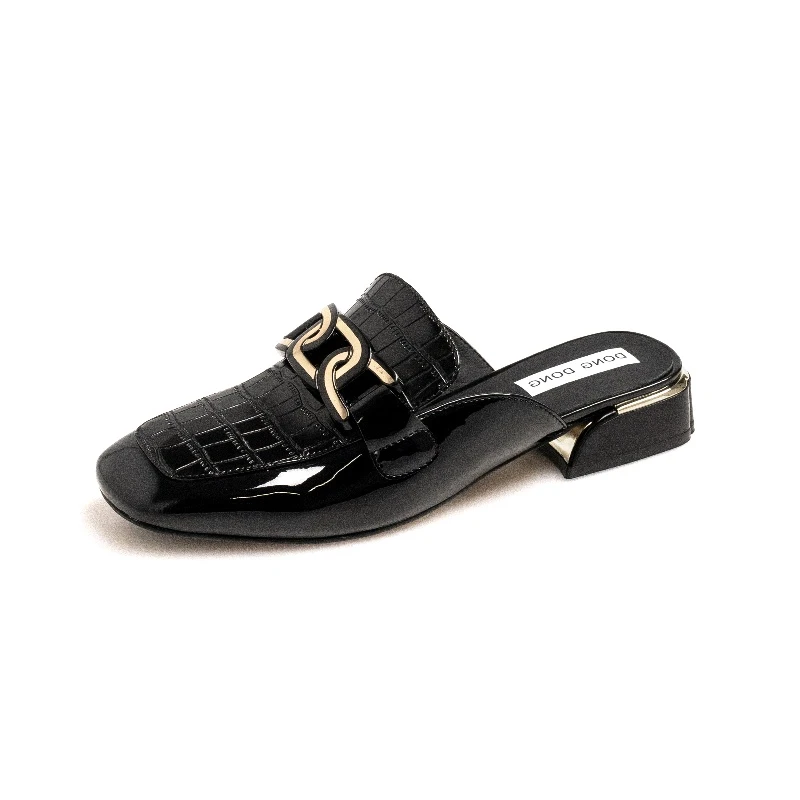 Luxe高奢2CM/2025新款欧尚英伦气质水钻欧若风单鞋25900