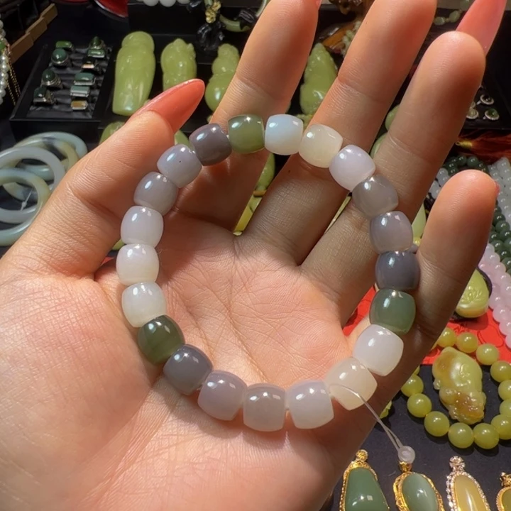 和田玉（白玉）颈饰未镶嵌