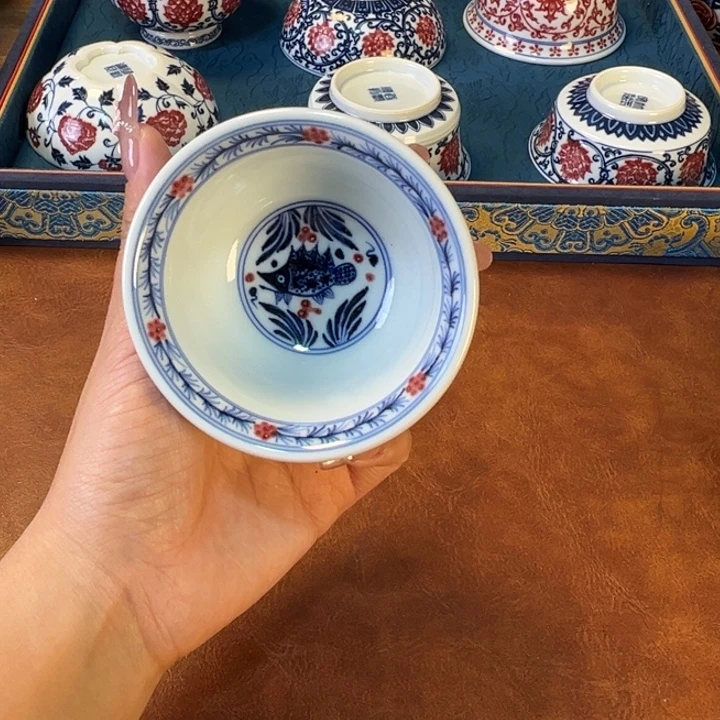 瓷片景德镇陶瓷手工手绘