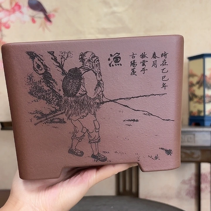 紫砂花盆宜兴紫砂
