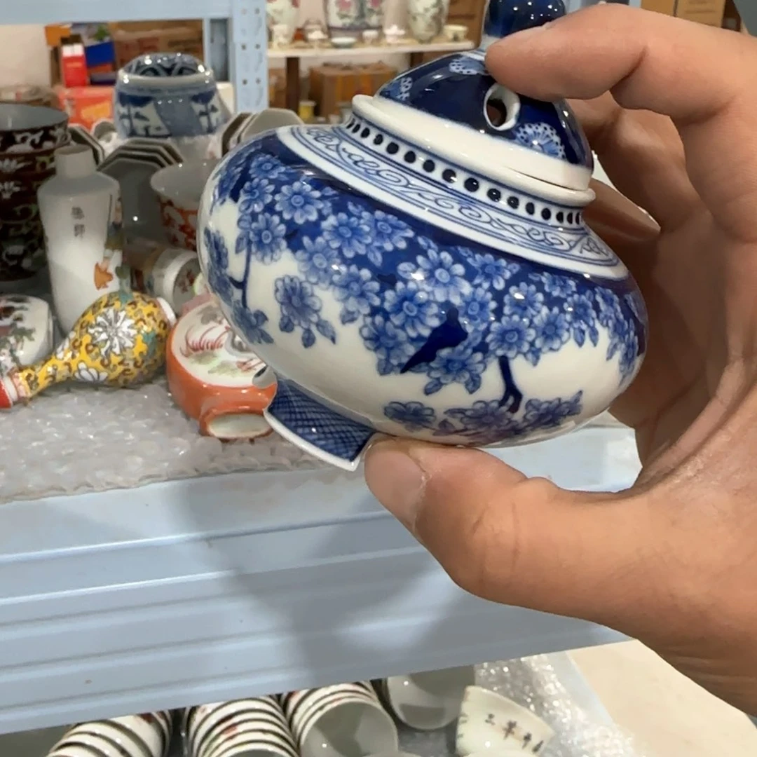 瓷片摆件手绘瓷器全部处理