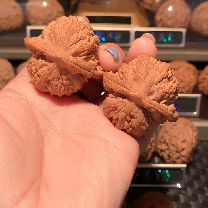 文玩核桃把件蚂蚁沟42尺