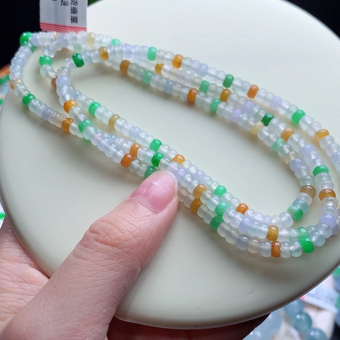 翡翠未镶嵌手串卡4