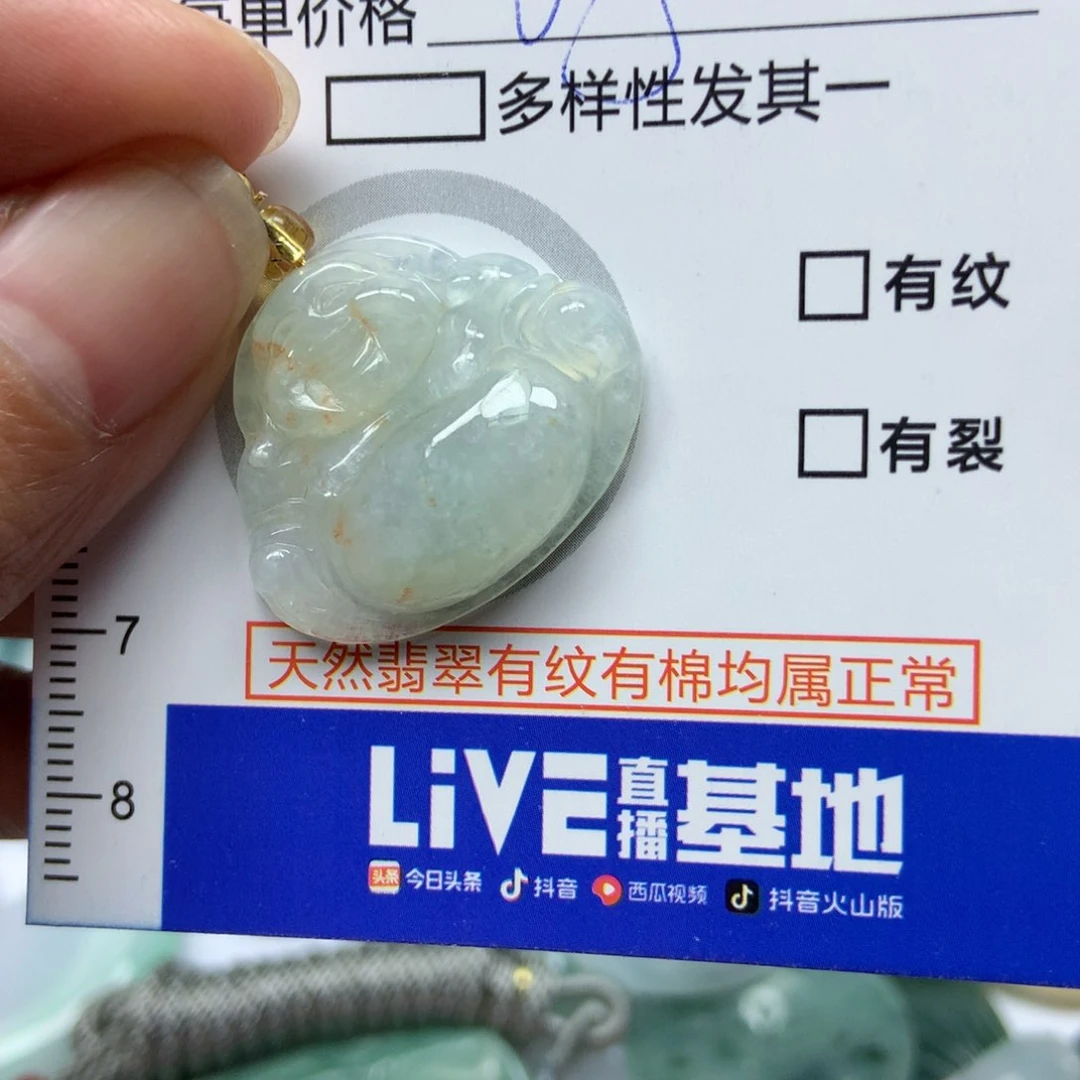 翡翠颈饰未镶嵌天然翡翠