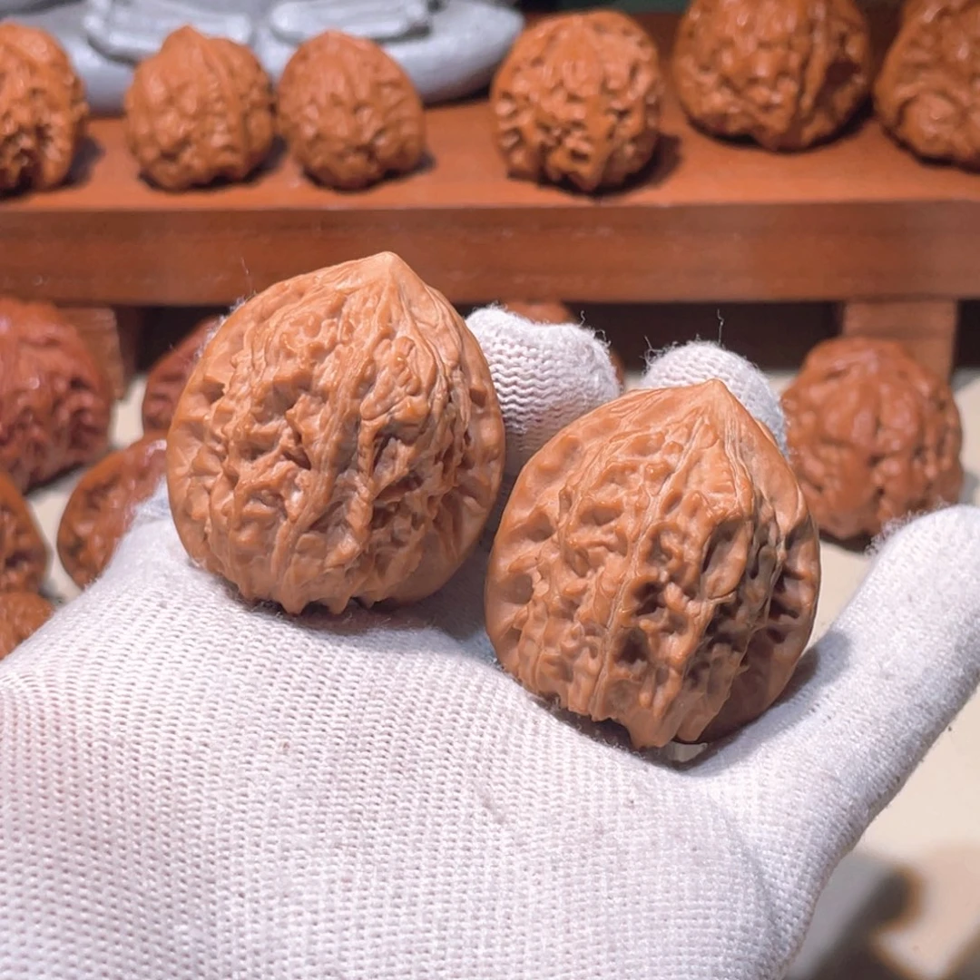 忘***·文玩核桃把件火龙鸡心3536，51777