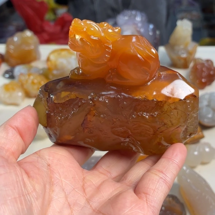 玛瑙/玉髓未镶嵌吊坠(不含链)