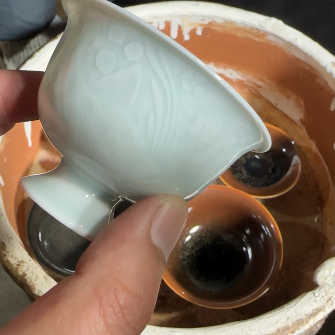 s***陈茶盏白丁瓷坊作品