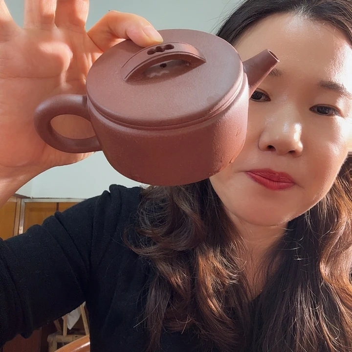 茶壶紫砂紫泥汉瓦200cc