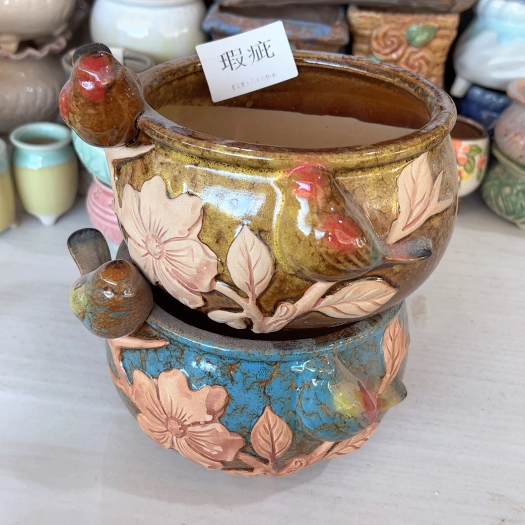 陶瓷多肉小花盆@@1910