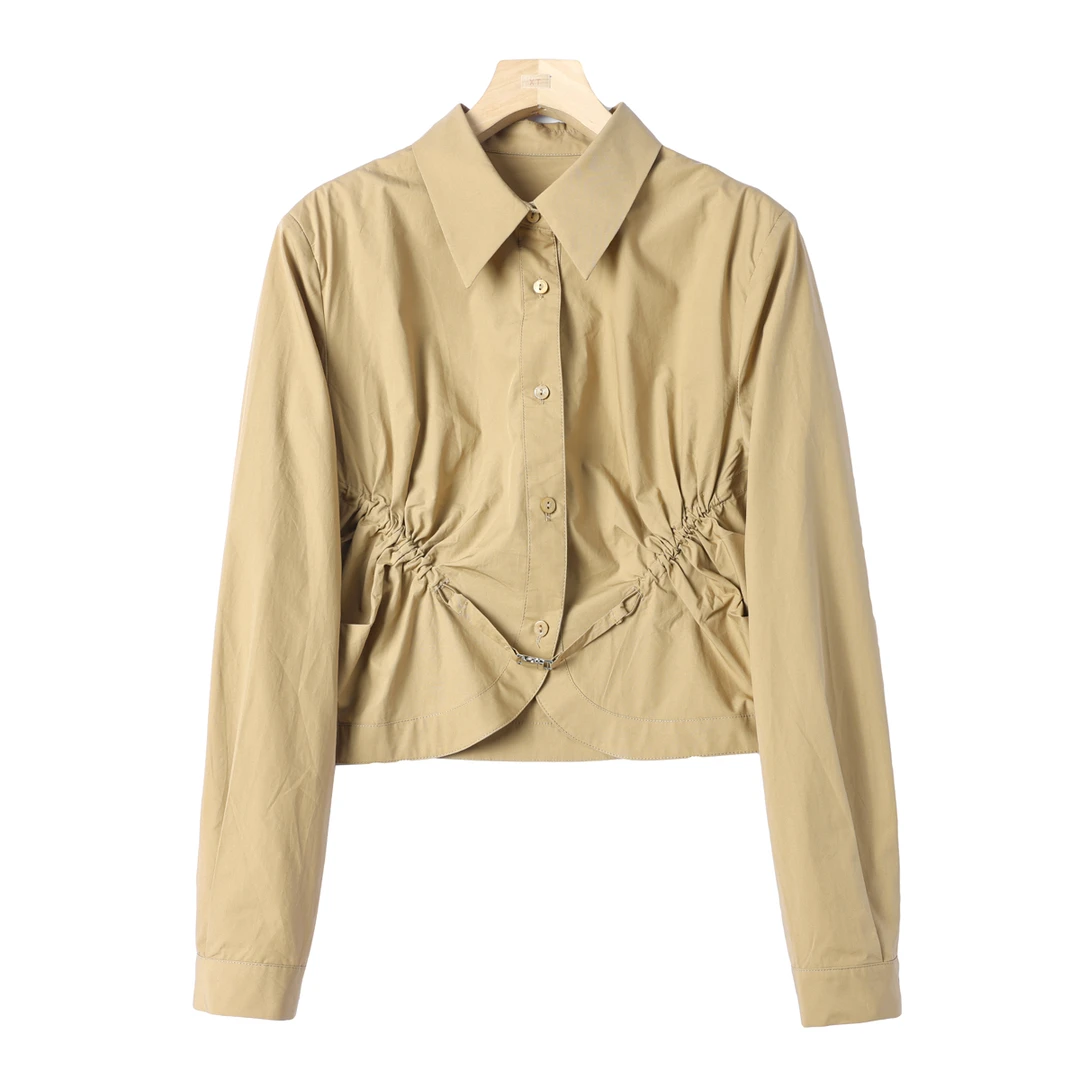 百搭设计感西装衬衣CL8081