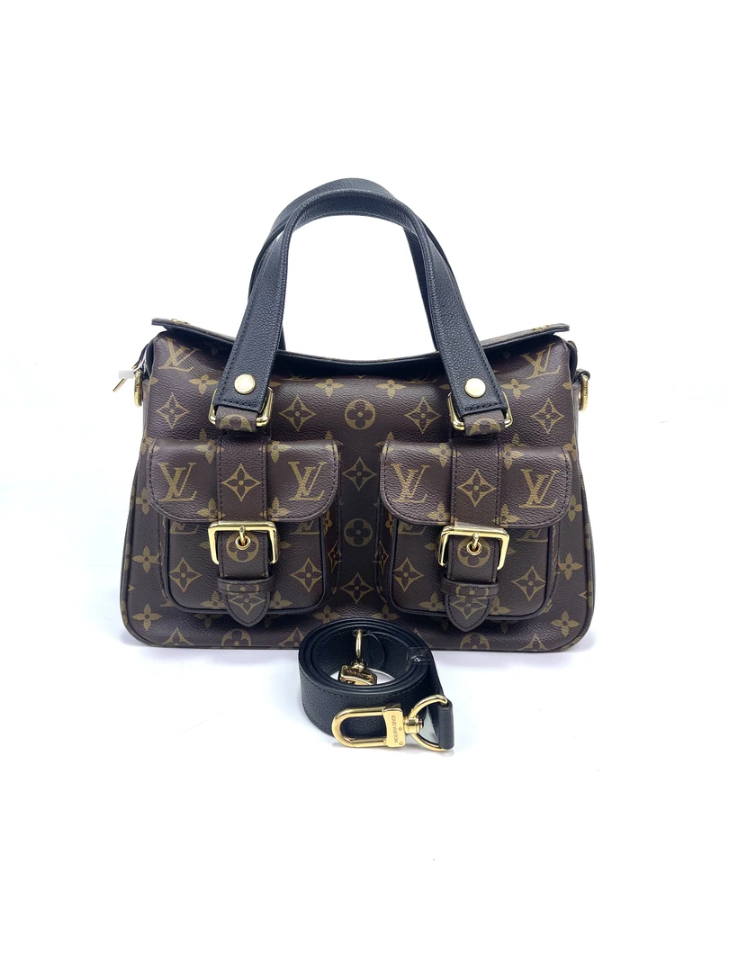 99新 LouisVuitton/路易威登 维舒/LV曼哈顿斜挎包99新/27167245