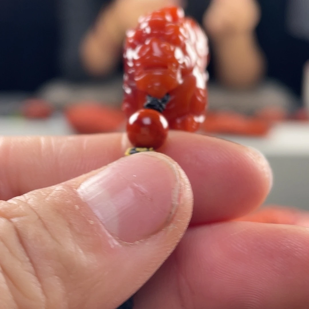 南红玛瑙未镶嵌颈饰