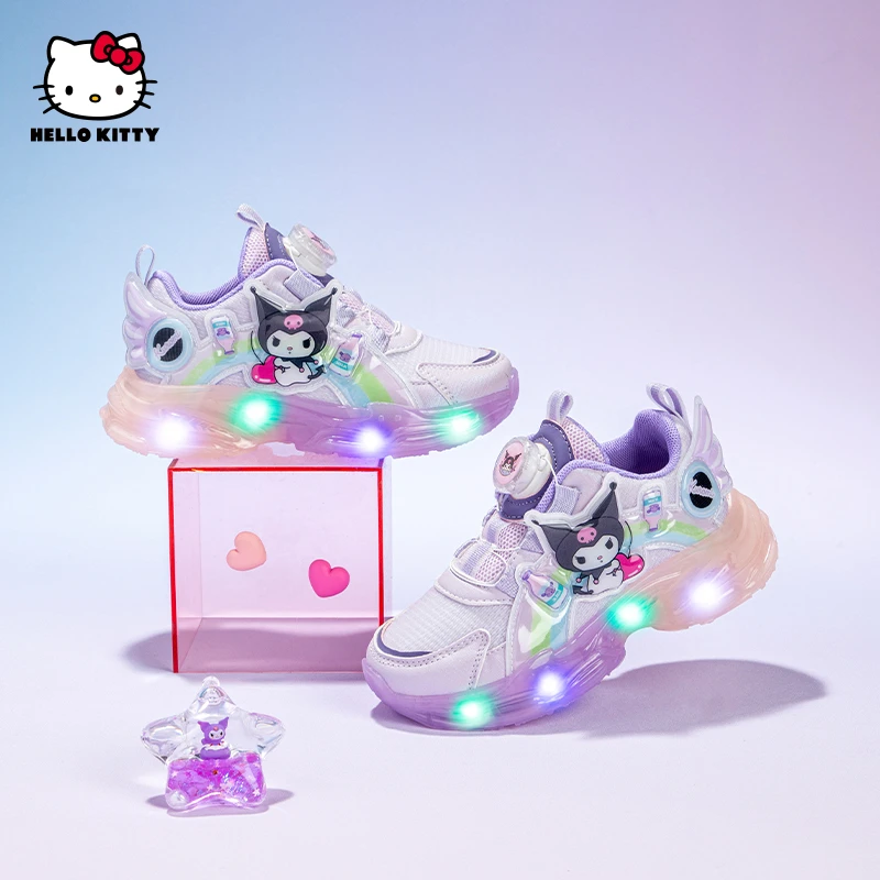 女童运动鞋亮灯鞋发光鞋防水软底小学生户外鞋C4536723