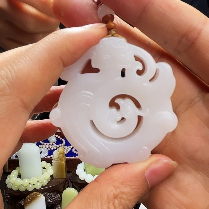 和田玉挂件定制发货未镶嵌