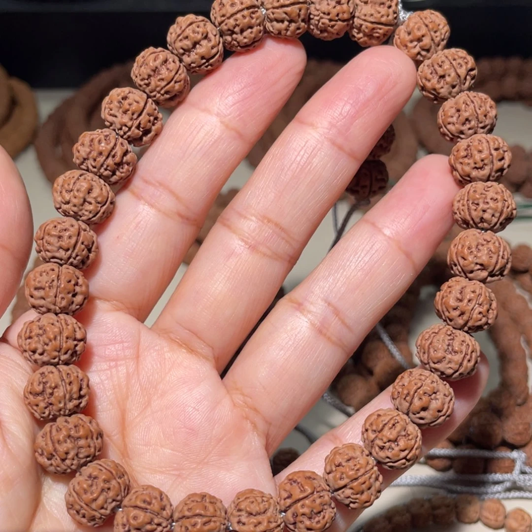 吊坠金刚菩提凹底梅花手串11.6