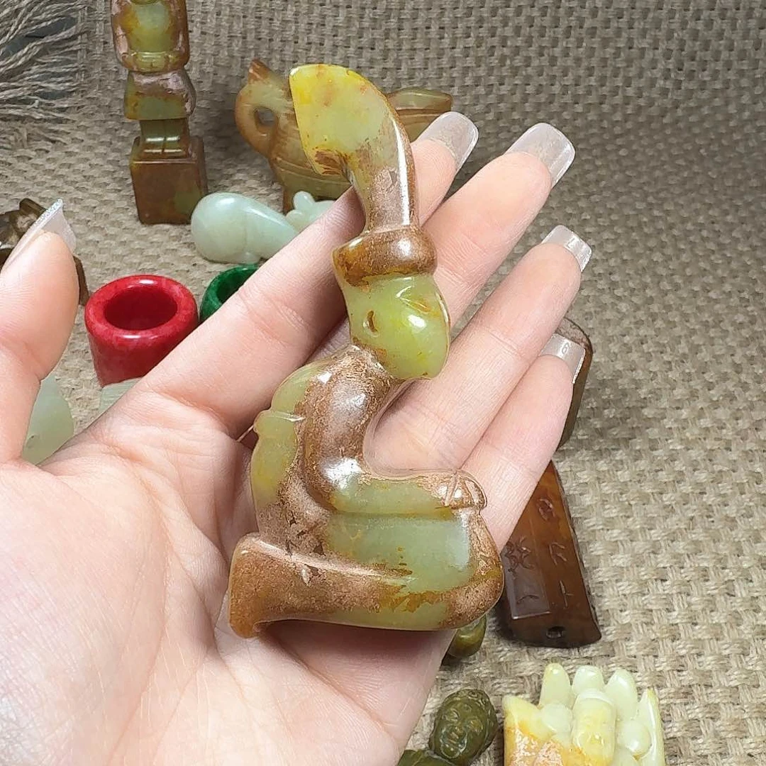 白玉菩提吊坠挂件