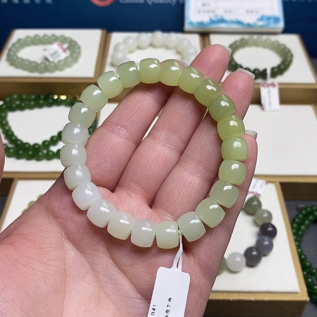 和田玉未镶嵌手链jx