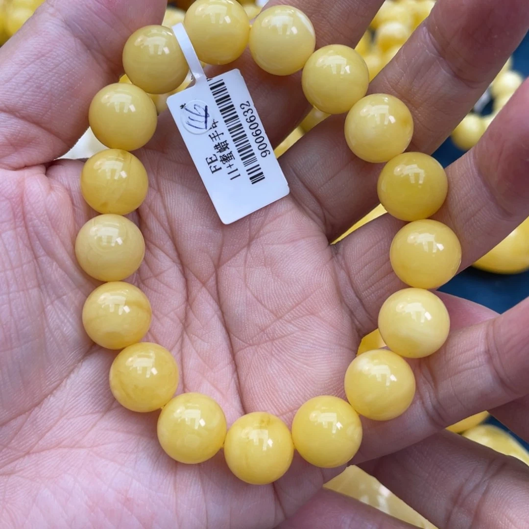 琥珀裸石未镶嵌琥珀蜜蜡11m m