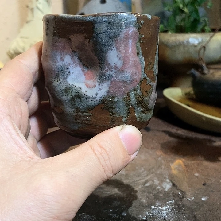 摆件手工高温原矿窑变