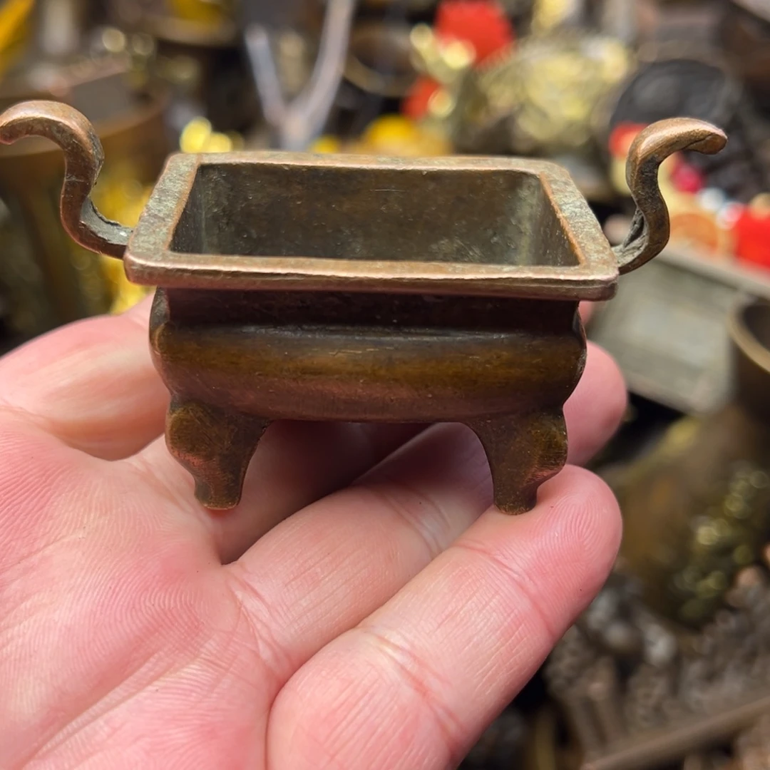 茶壶香炉铜器摆件