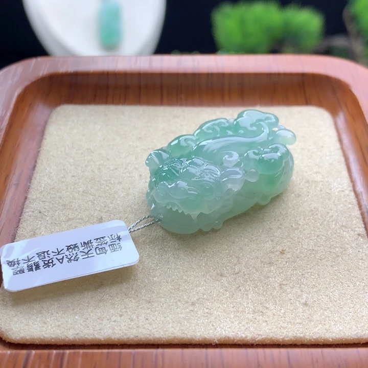 翡翠未镶嵌颈饰貔貅45