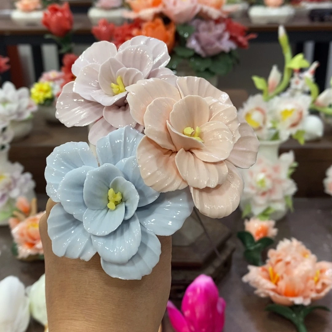 瓷片陶瓷工艺品摆件