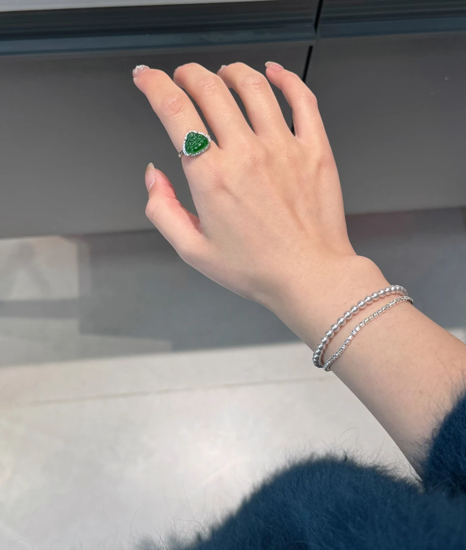 925银戒指 A06 925银佛公戒指（大号）