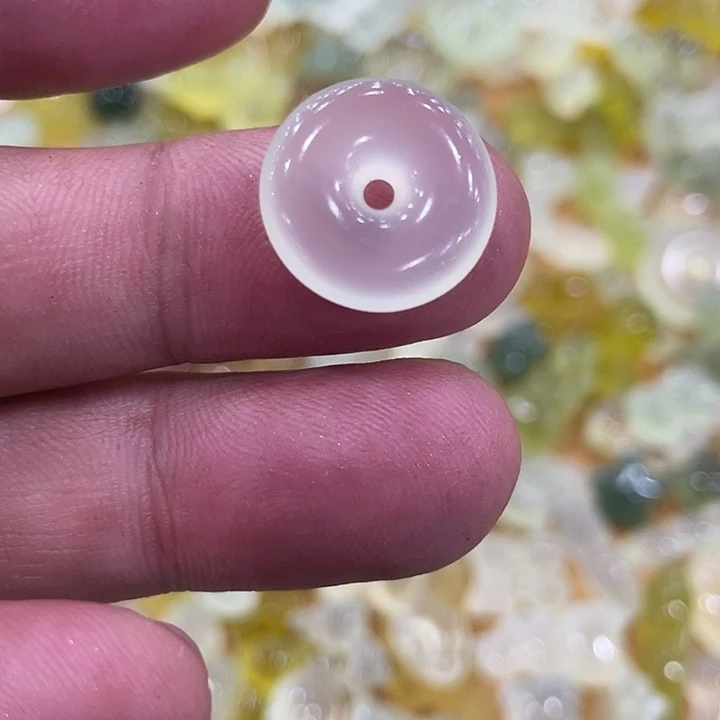 蛇纹石玉合金颈饰