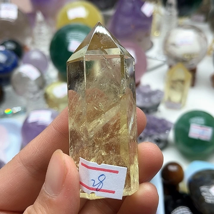 72克黄水晶柱未镶嵌水晶