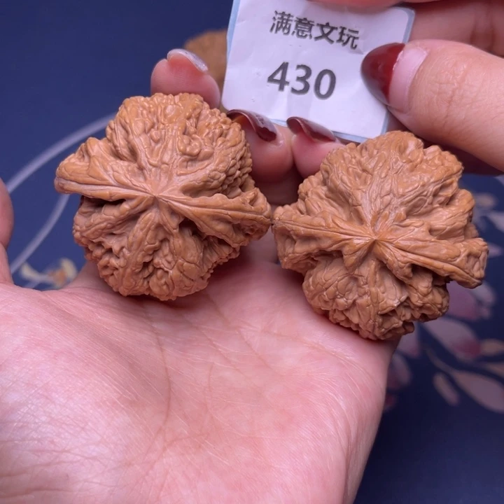 文玩核桃把件粗筋48.430