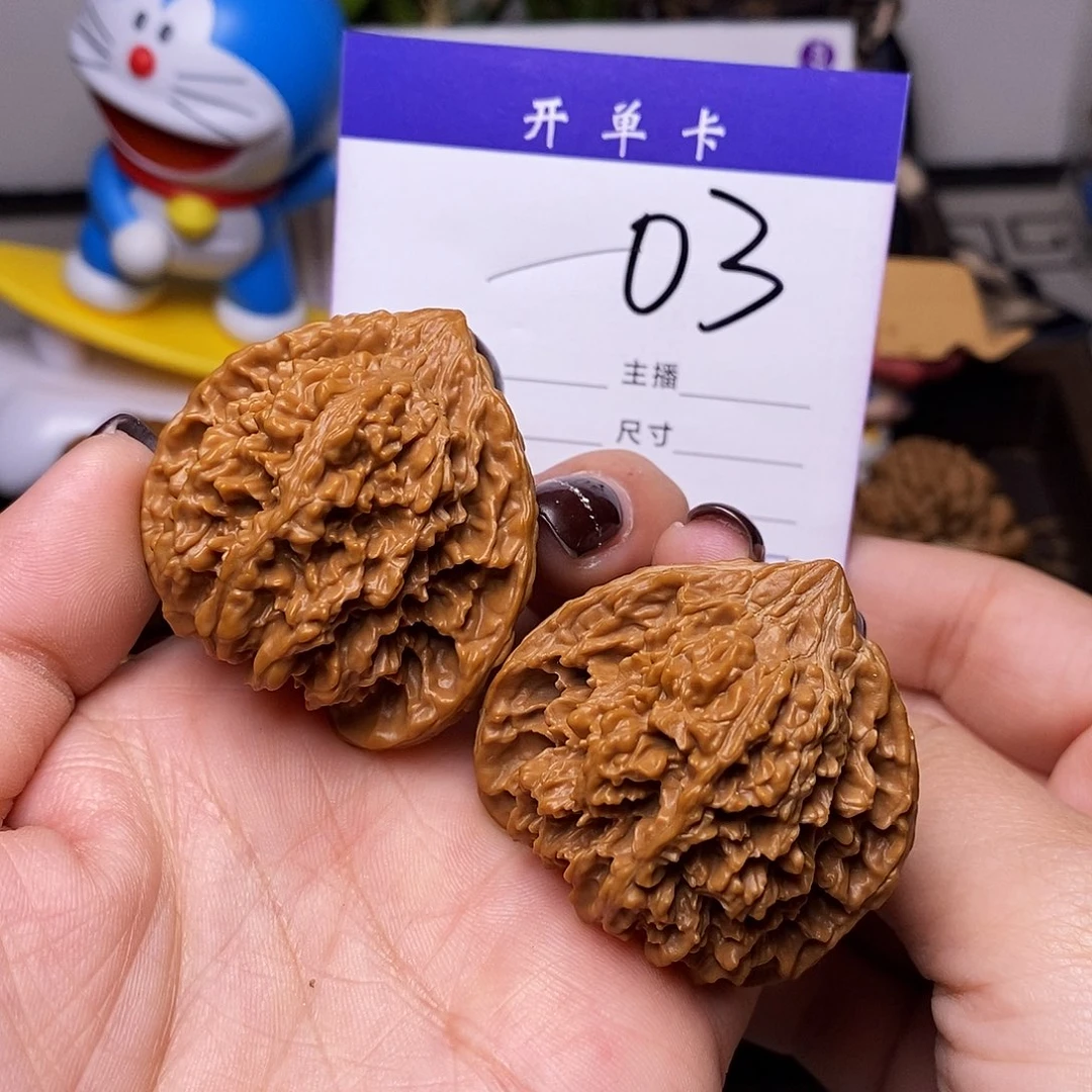 吊坠桃核文玩核桃满天星43全品断齿n