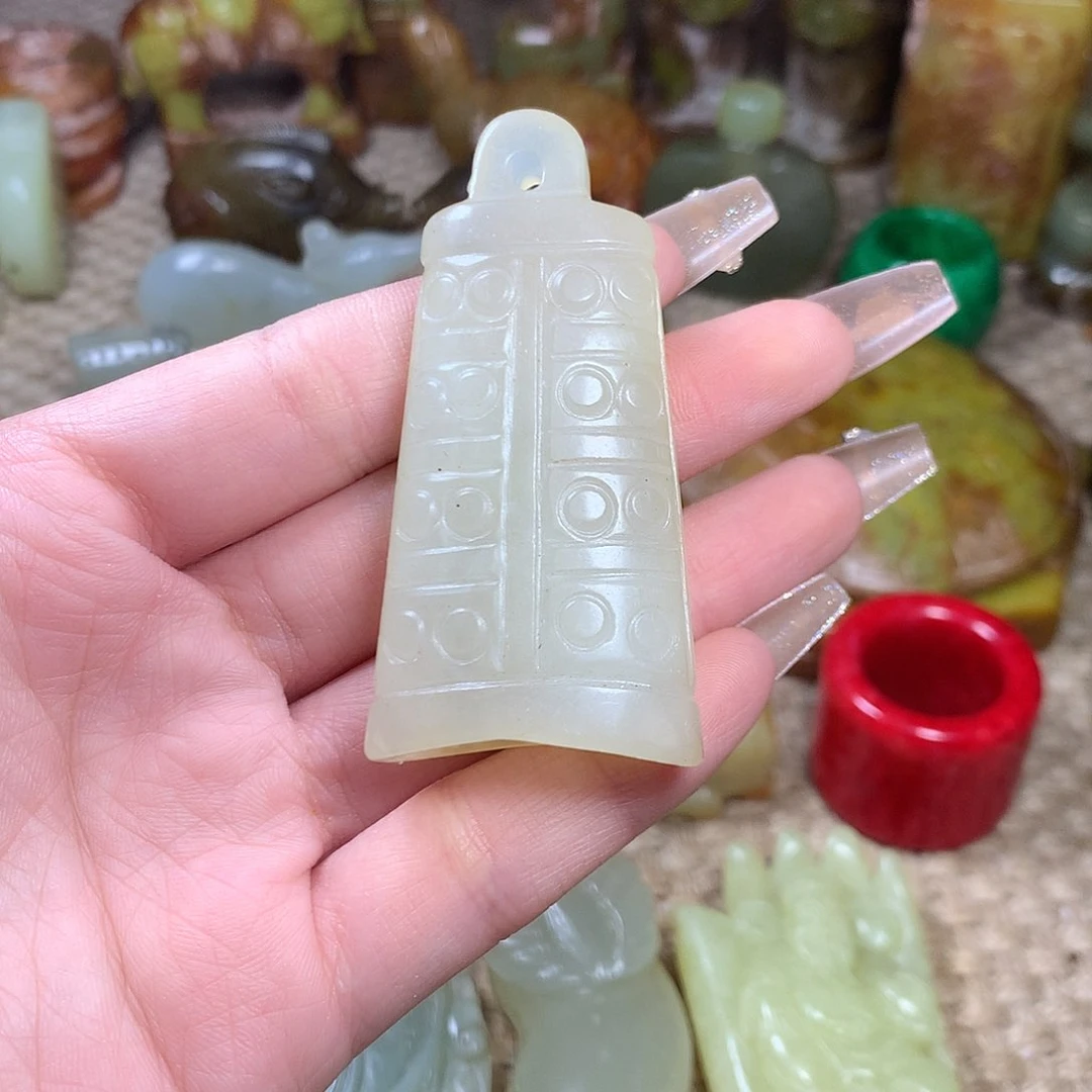 白玉菩提吊坠挂件