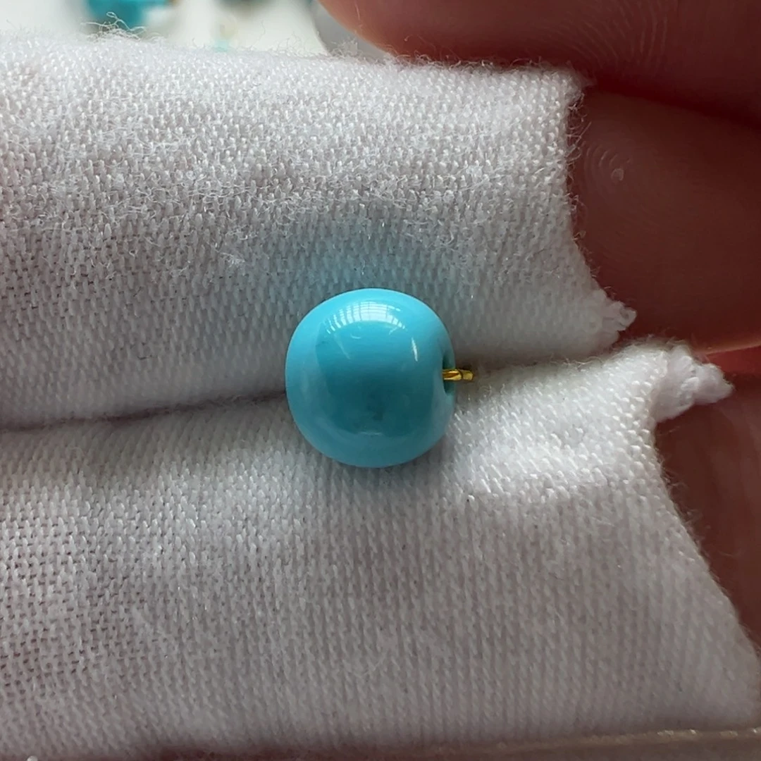 绿松石未镶嵌配饰7.3*6.5mm