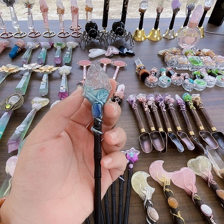 困***)未镶嵌珠宝半成品水晶水晶