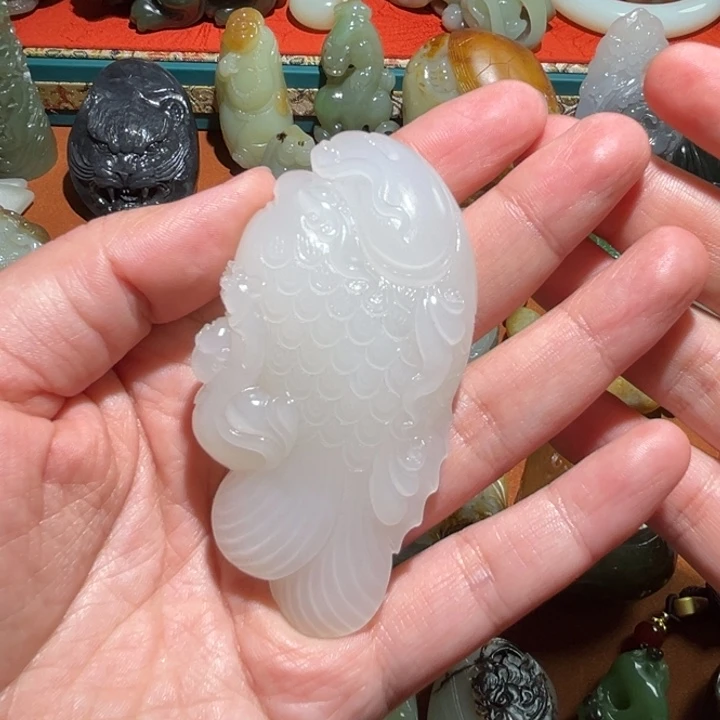 和田玉把件未镶嵌淘*