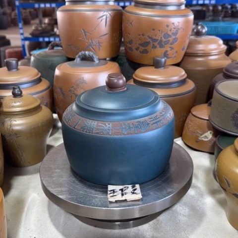 紫砂茶叶罐。。。。。。。。