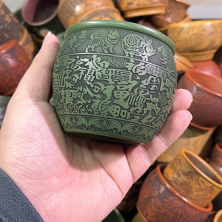 茶杯紫砂全手工紫砂主人杯