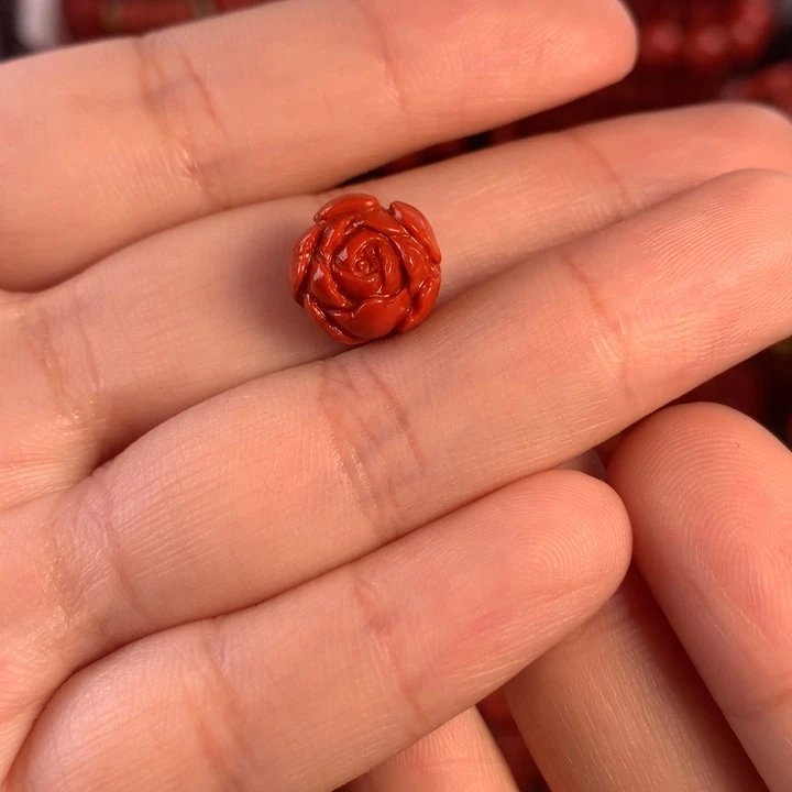 南红玛瑙天然川料瓦西牡丹花配饰11➕尺寸未镶嵌