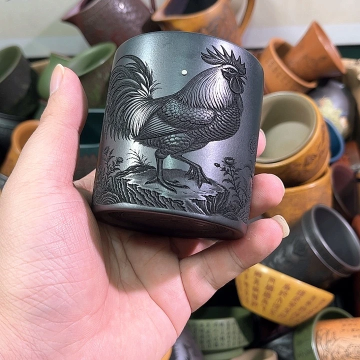 茶杯紫砂全手工紫砂主人杯