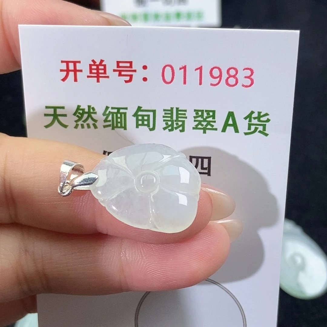 翡翠未镶嵌颈饰天然