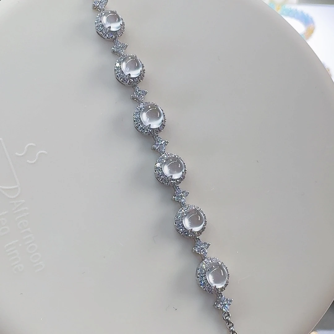 翡翠颈饰18K金镶嵌手链