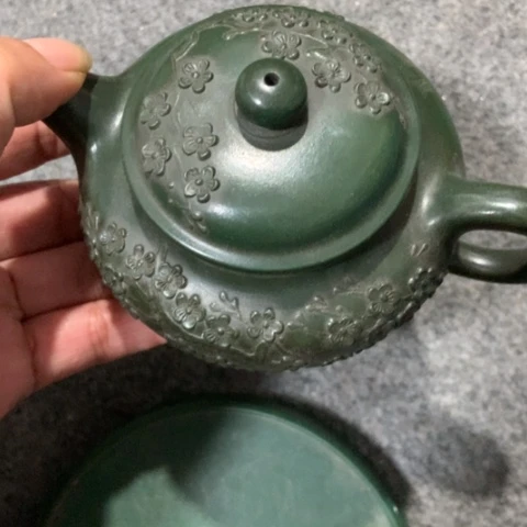陈***三紫砂茶壶陶瓷摆件爱好者摆件