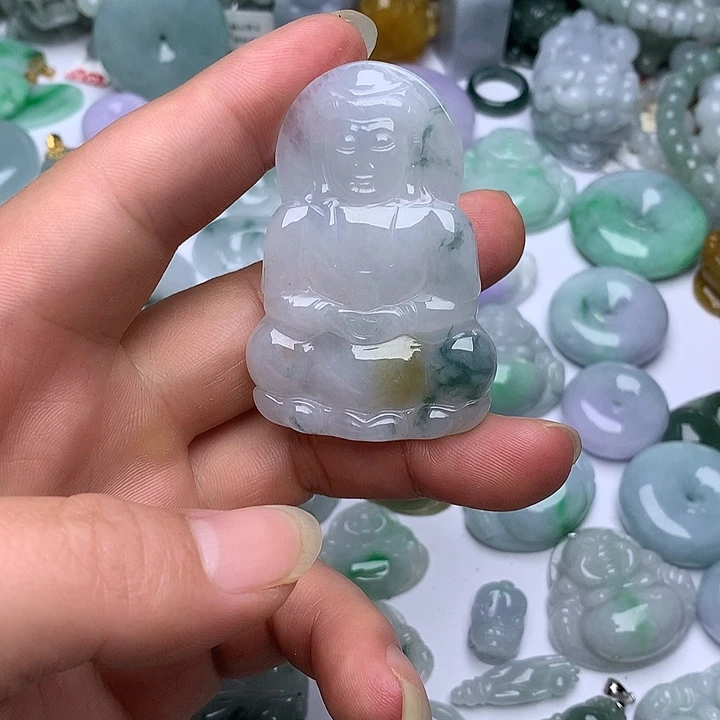 翡翠未镶嵌颈饰天然翡翠